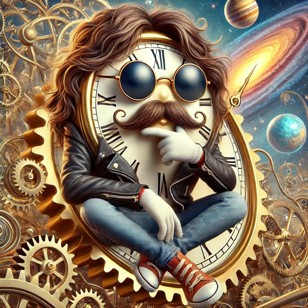 A clock similar to Raul Seixas wondering about time limits