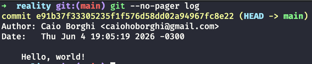 Reality repo on the main universe with rules.toml