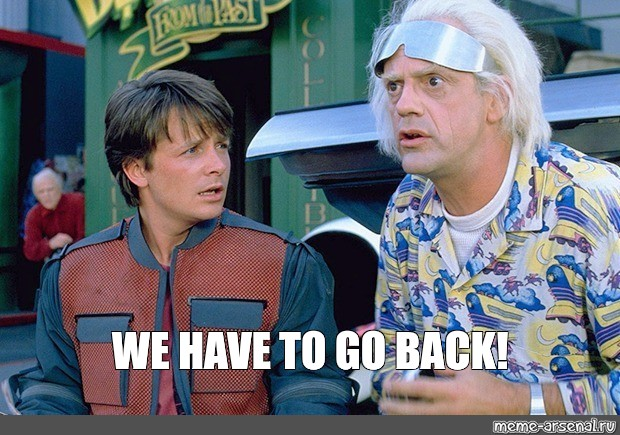 Marty time traveling
