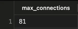 Max Connections